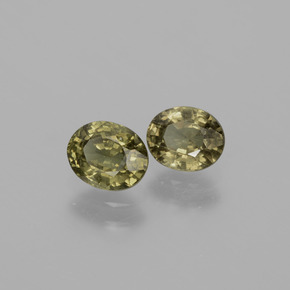 Gemas de granate con cambio de color multicolor natural de 1,41 ct, corte óvalo, VS