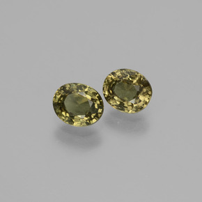 Gemas de granate con cambio de color multicolor natural de 1,06 ct, corte óvalo, VS