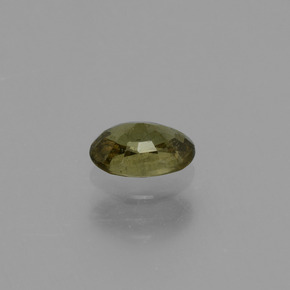 Granate con cambio de color amarillo natural de 0,63 ct, corte óvalo, VS