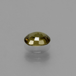 Granate con cambio de color amarillo natural de 0,62 ct, corte óvalo, VS