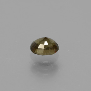 Granate con cambio de color amarillo natural de 0,57 ct, corte óvalo, VS