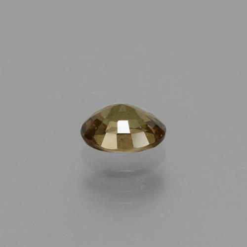 Granate con cambio de color amarillo natural de 0,65 ct, corte óvalo, VS