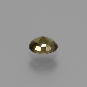 Granate con cambio de color amarillo natural de 0,66 ct, corte óvalo, VS