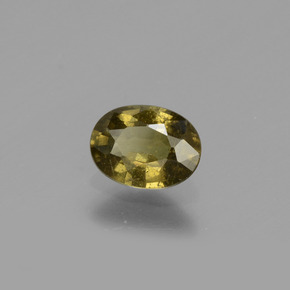Granate con cambio de color multicolor natural de 0,73 ct, corte óvalo, VS
