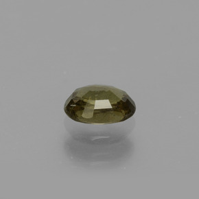Granate con cambio de color amarillo natural de 0,69 ct, corte óvalo, VS