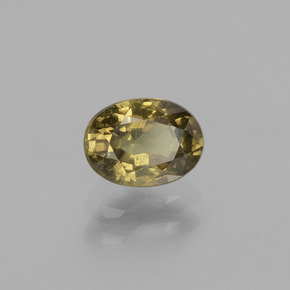 Granate con cambio de color multicolor natural de 0,94 ct, corte óvalo, VS