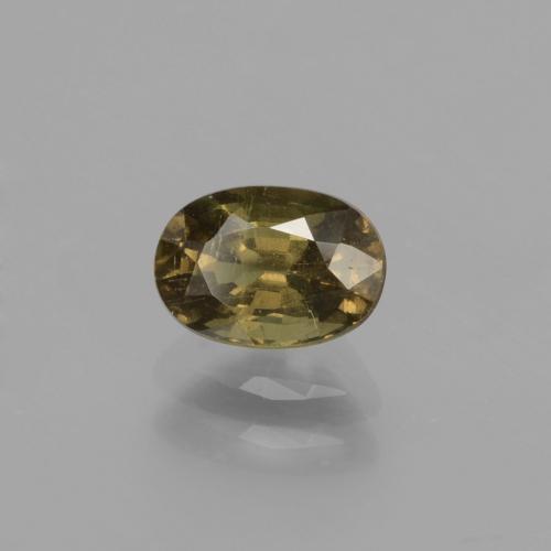 Granate con cambio de color marrón natural de 0,96 ct, corte óvalo, VS-SI