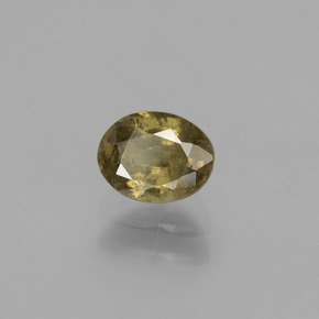 Granate que cambia de color Marrón sombra natural de 0.80 ct, Corte Óvalo, VS-SI