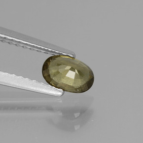 Granate con cambio de color cambio de color natural de 0,62 ct, corte óvalo, VS
