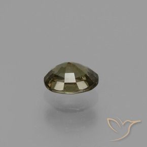 Granate con cambio de color marrón natural de 0,87 ct, corte óvalo, VS