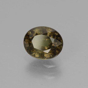 Granate que cambia de color Marrón a rosado rojizo verdoso natural de 1.86 ct, Corte Óvalo, VS-SI