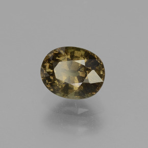 Granate con cambio de color multicolor natural de 1,73 ct, corte óvalo, VS-SI