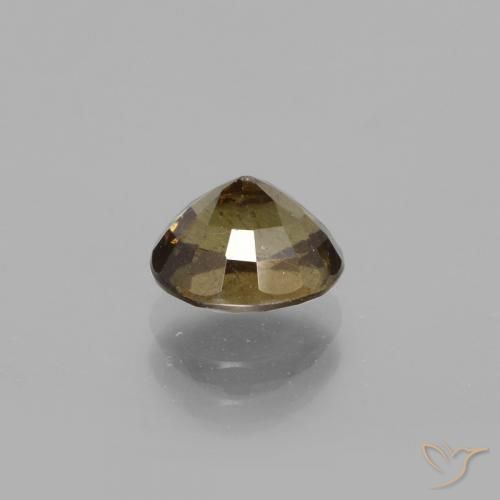 Granate que cambia de color Marrón oscuro natural de 1.55 ct, Ovalada, VS-SI