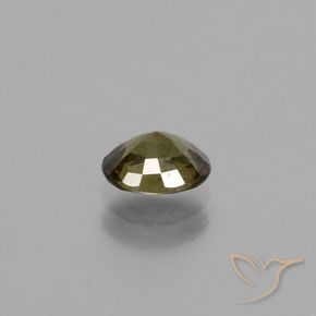 Granate que cambia de color Marrón oscuro medio natural de 0.85 ct, Ovalada, VS-SI