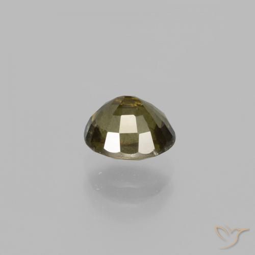 Granate con cambio de color marrón natural de 1,33 ct, corte óvalo, VS-SI