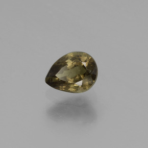 Granate con cambio de color multicolor natural de 0,48 ct, en forma de pera, VS