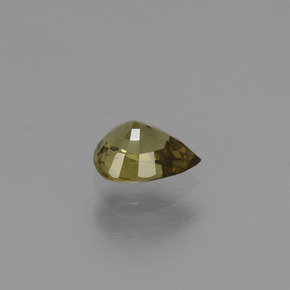 Granate con cambio de color multicolor natural de 0,42 ct, en forma de pera, VS