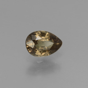 Granate con cambio de color multicolor natural de 0,52 ct, en forma de pera, VS