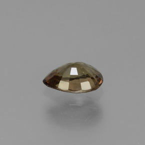 Granate con cambio de color multicolor natural de 0,52 ct, en forma de pera, VS