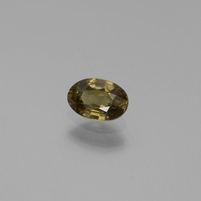 Granate con cambio de color multicolor natural de 0,54 ct, corte óvalo, VS