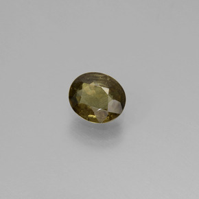 Granate que cambia de color Verde a rojo-rosado natural de 0.49 ct, Corte Óvalo, VS