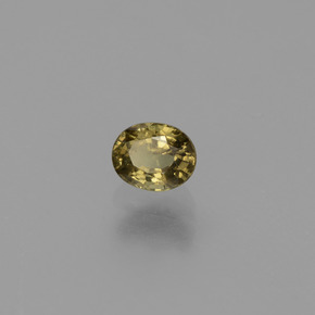 Granate con cambio de color multicolor natural de 0,55 ct, corte óvalo, VS