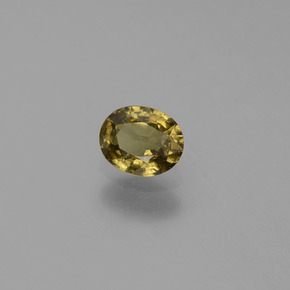 Granate con cambio de color multicolor natural de 0,57 ct, corte óvalo, VS