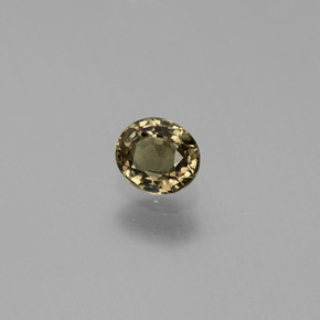 Granate que cambia de color Verde a rojo-rosado natural de 0.53 ct, Corte Óvalo, VS