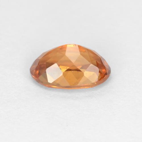 Granate con cambio de color marrón natural de 0,61 ct, corte óvalo, VS