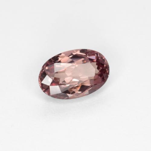 Granate con cambio de color marrón natural de 0,57 ct, corte óvalo, VVS-VS