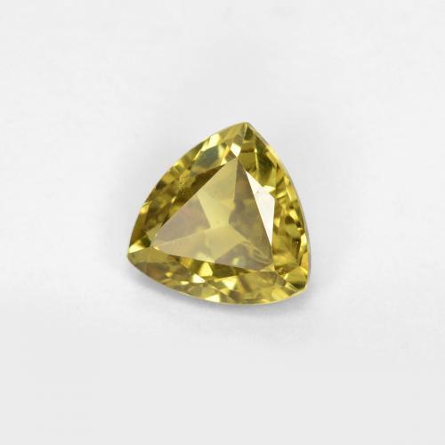 Granate que cambia de color Amarillo dorado natural de 0.70 ct, Trillón, VS