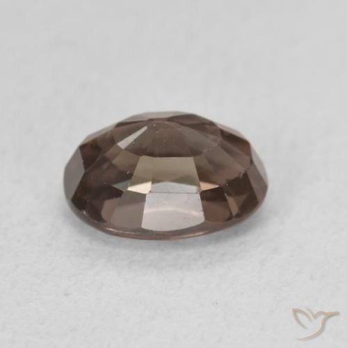 Granate que cambia de color Marrón claro medio natural de 1.58 ct, Ovalada, VVS-VS