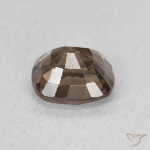 Granate que cambia de color Marrón claro medio natural de 1.02 ct, Forma Cojín, VVS-VS