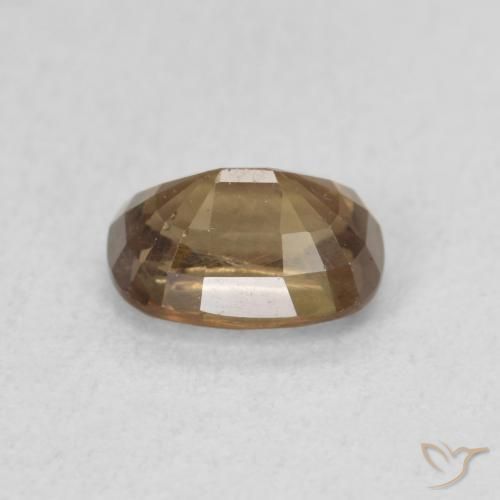 Granate que cambia de color Marrón oscuro natural de 1.08 ct, Ovalada, VS