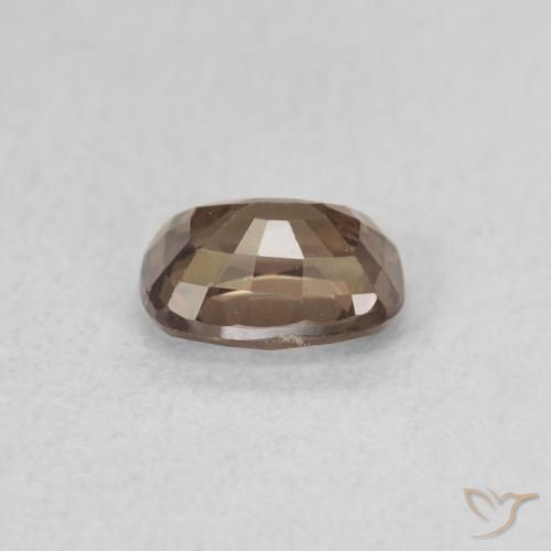 Granate que cambia de color Marrón claro medio natural de 0.98 ct, Forma Cojín, VS
