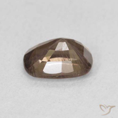 Granate que cambia de color Marrón claro medio natural de 1.58 ct, Forma Cojín, VS