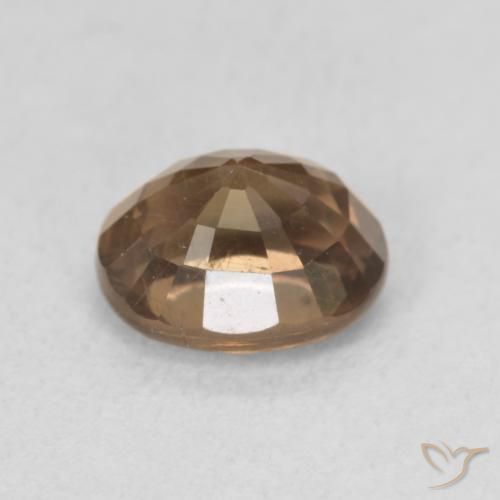 Granate que cambia de color Marrón oscuro natural de 1.89 ct, Ovalada, VS