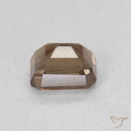 Granate que cambia de color Marrón claro medio natural de 0.97 ct, Corte Octágono / Esmeralda, VS