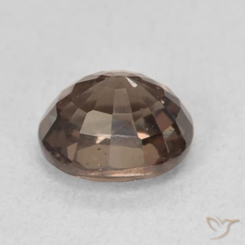 Granate que cambia de color Marrón claro medio natural de 1.60 ct, Ovalada, VS