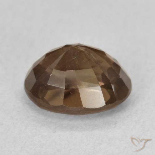 Granate que cambia de color Marrón oscuro natural de 1.57 ct, Ovalada, VS