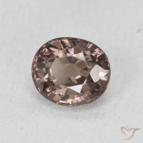 Granate que cambia de color Marrón oscuro natural de 1.00 ct, Ovalada, VS