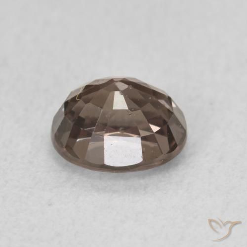 Granate que cambia de color Marrón oscuro natural de 1.00 ct, Ovalada, VS