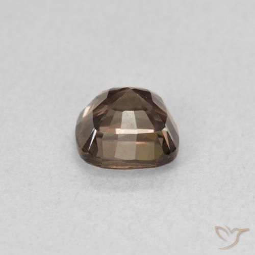 Granate que cambia de color Marrón claro medio natural de 1.03 ct, Forma Cojín, VVS