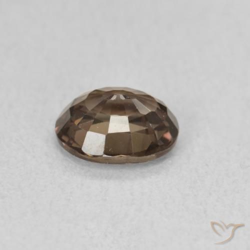 Granate que cambia de color Marrón cálido natural de 1.03 ct, Ovalada, VVS