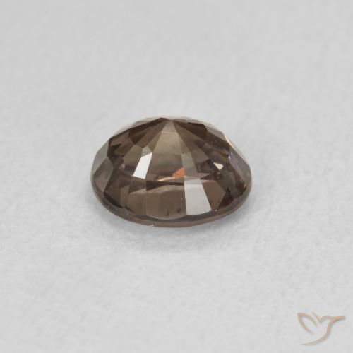 Granate con cambio de color marrón natural de 1,03 ct, corte óvalo, VVS