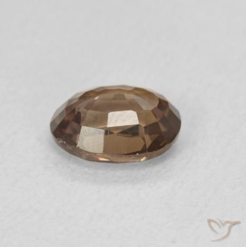 Granate que cambia de color Marrón medio natural de 1.16 ct, Ovalada, VVS