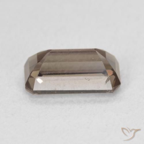 Granate que cambia de color Marrón cálido natural de 1.48 ct, corte esmeralda, VS