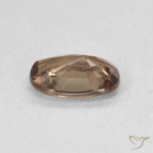 Granate que cambia de color Marrón claro medio natural de 0.97 ct, Forma Cojín, VS