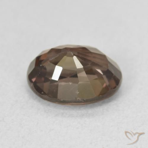 Granate que cambia de color Marrón medio natural de 1.78 ct, Ovalada, VVS-VS