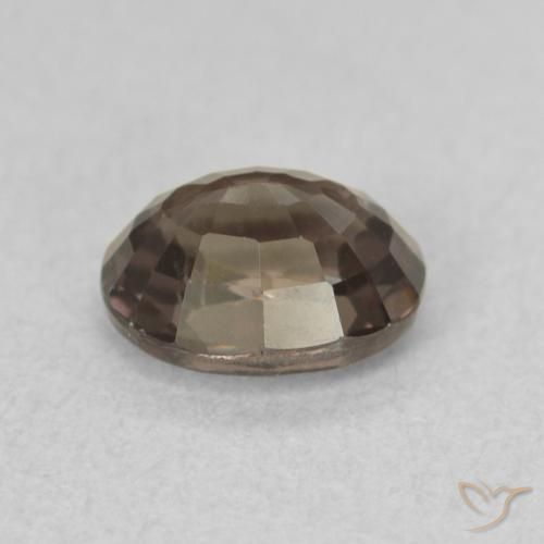 Granate que cambia de color Marrón medio natural de 1.05 ct, Ovalada, VVS